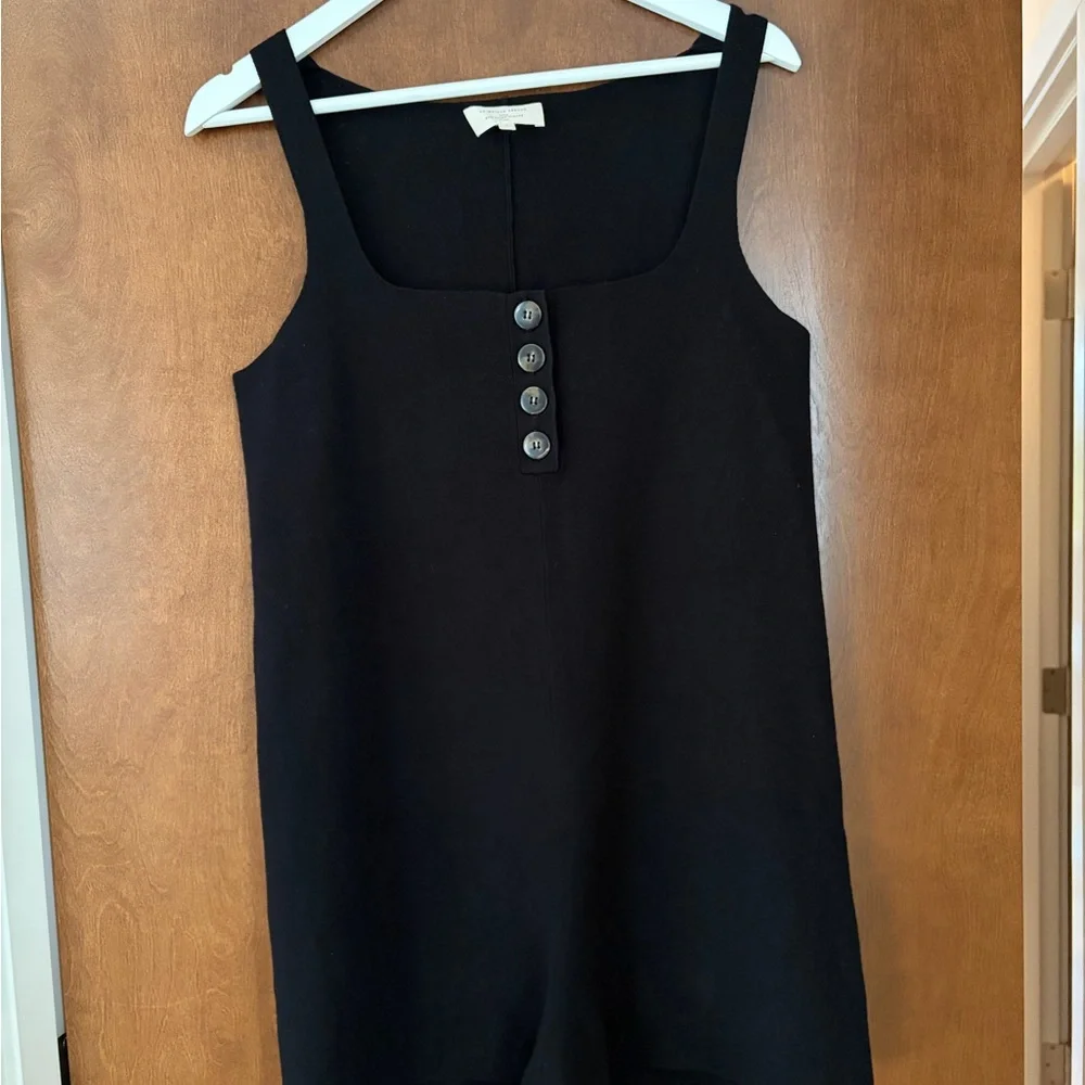 Sezane Liana Jumpsuit Black - Size L - Picture 7 of 9